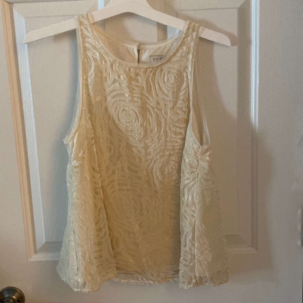 Cream blouse